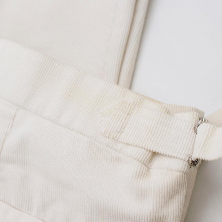 white corduroy trousers womens