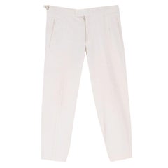 Hardy Amies white corduroy trousers estimated size XL