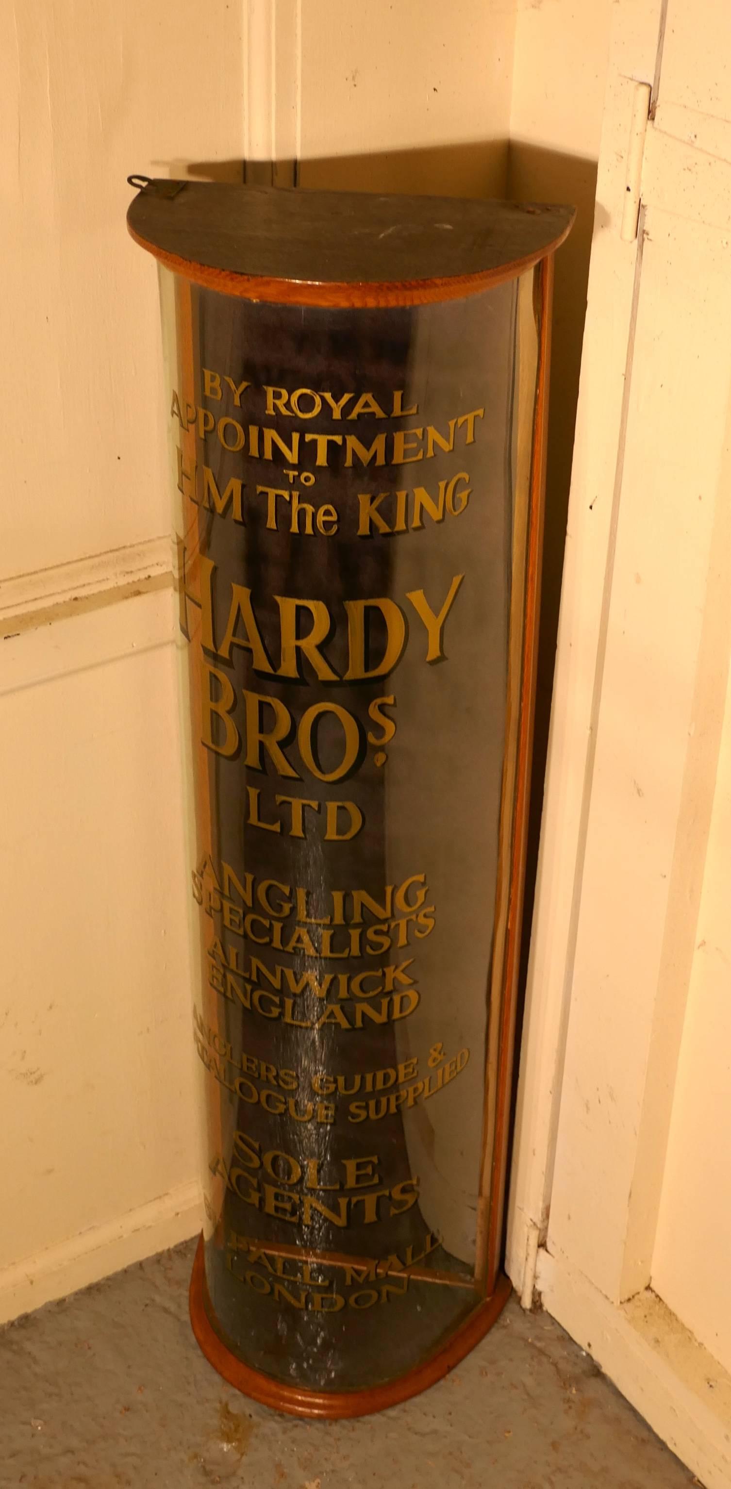 Victorian Hardy Bros Ltd, Fishing Rod Display Case