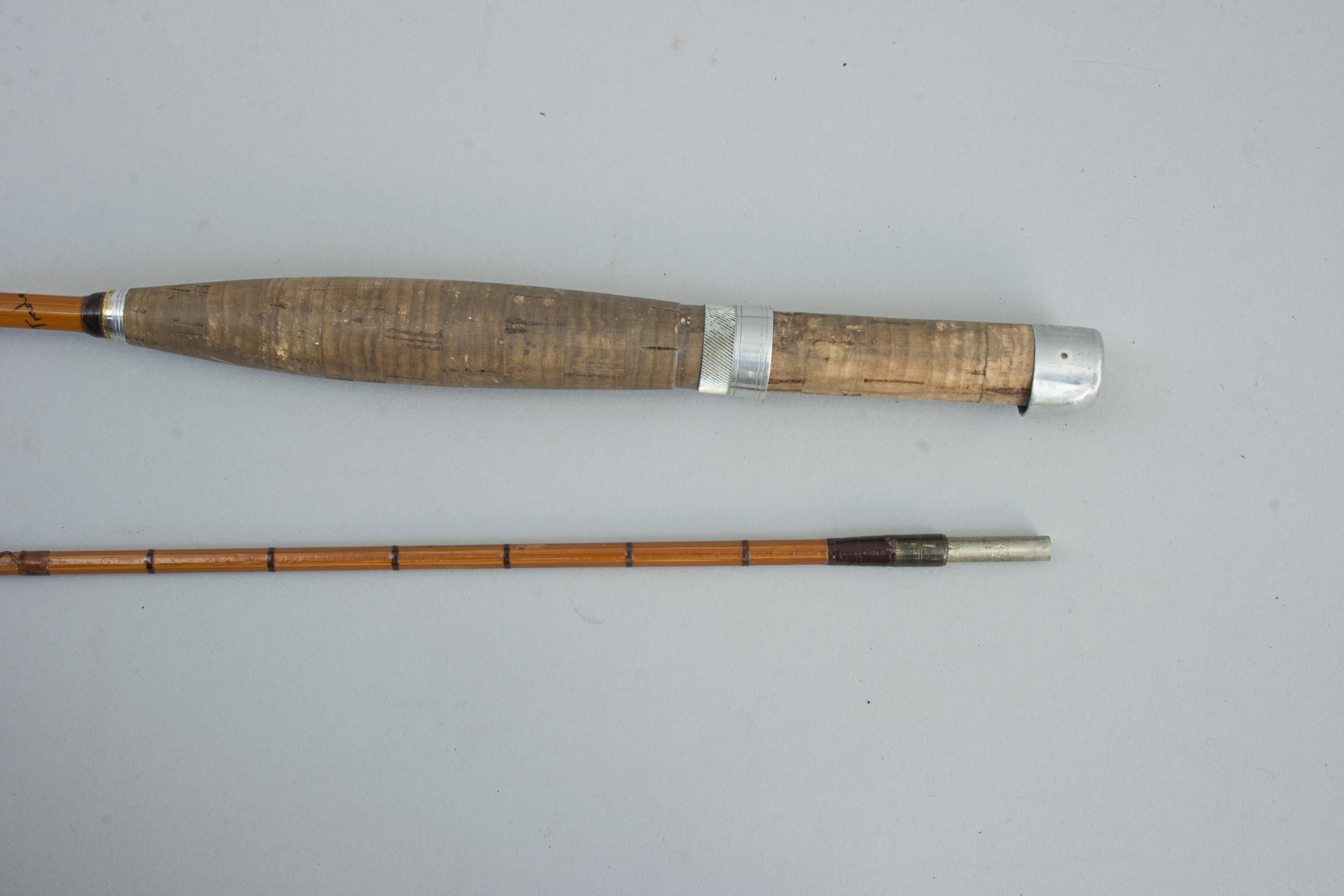 Bamboo Hardy Fishing Rod, 7 ft CC de France Brook Rod. For Sale