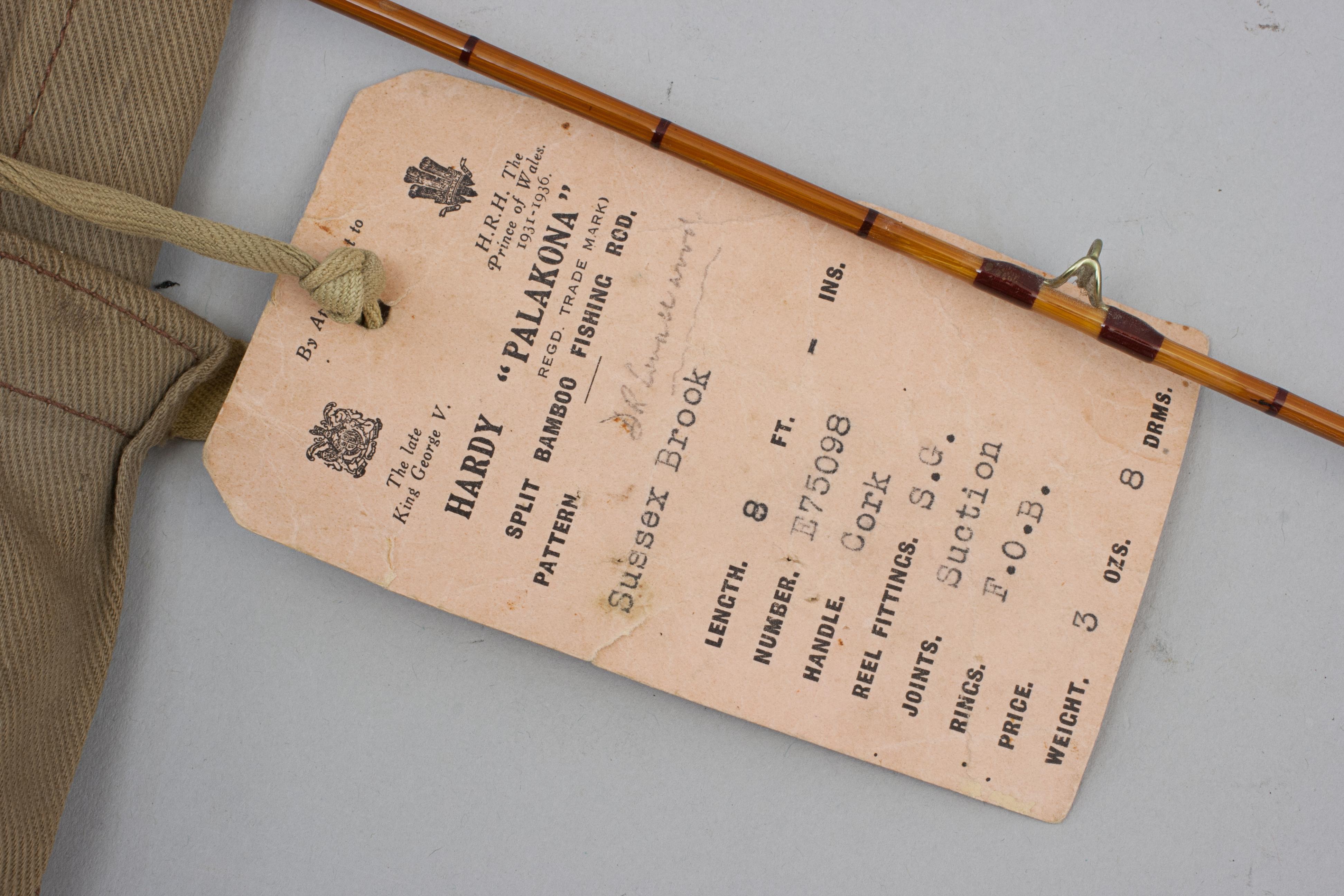 Hardy Fly Fishing Rod, The Sussex In Good Condition For Sale In Oxfordshire, GB