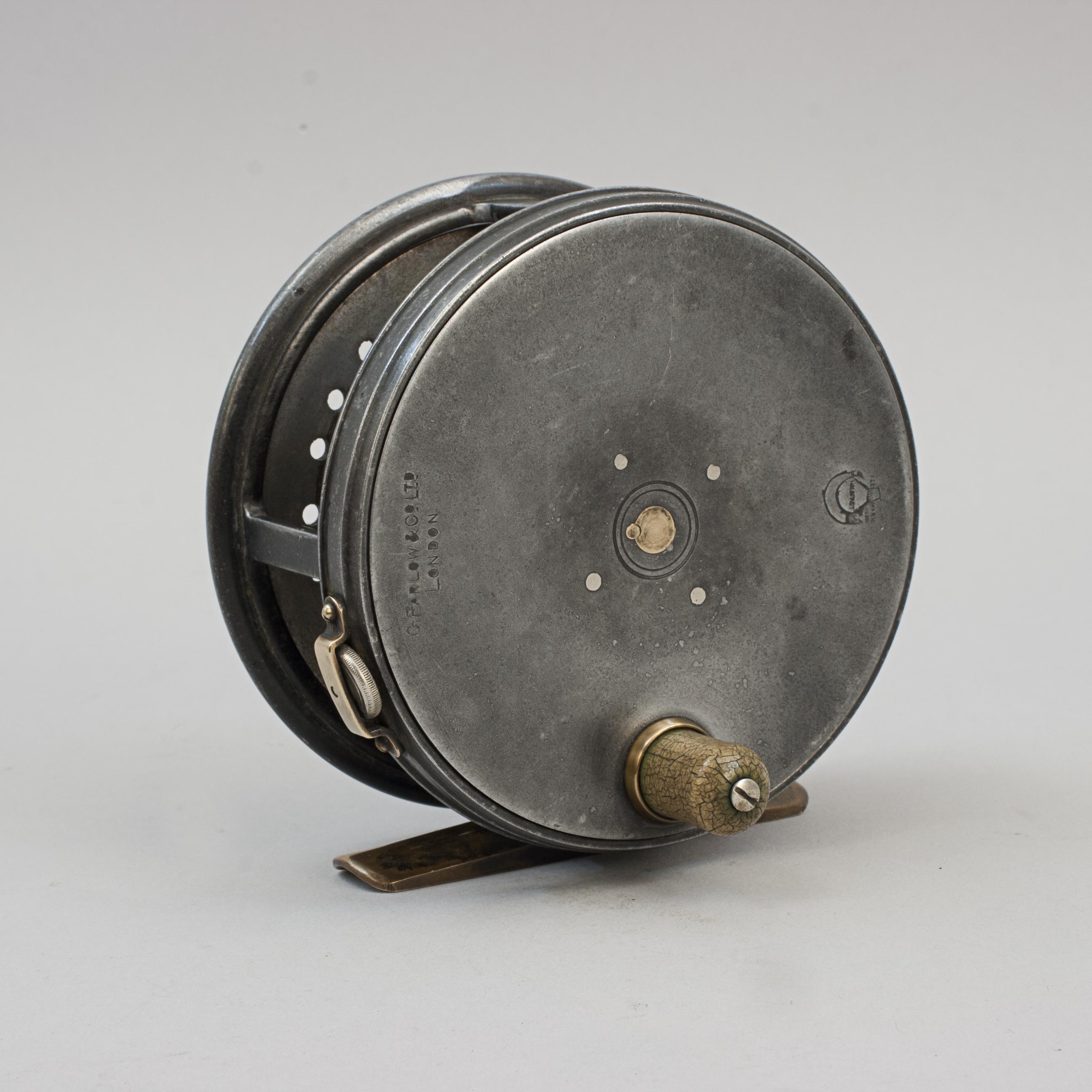 Hardy Perfect Style Salmon Fly Fishing Reel. In Good Condition For Sale In Oxfordshire, GB