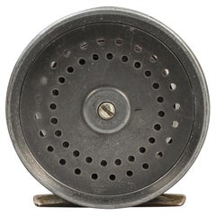 Antique Hardy Perfect Style Salmon Fly Fishing Reel.