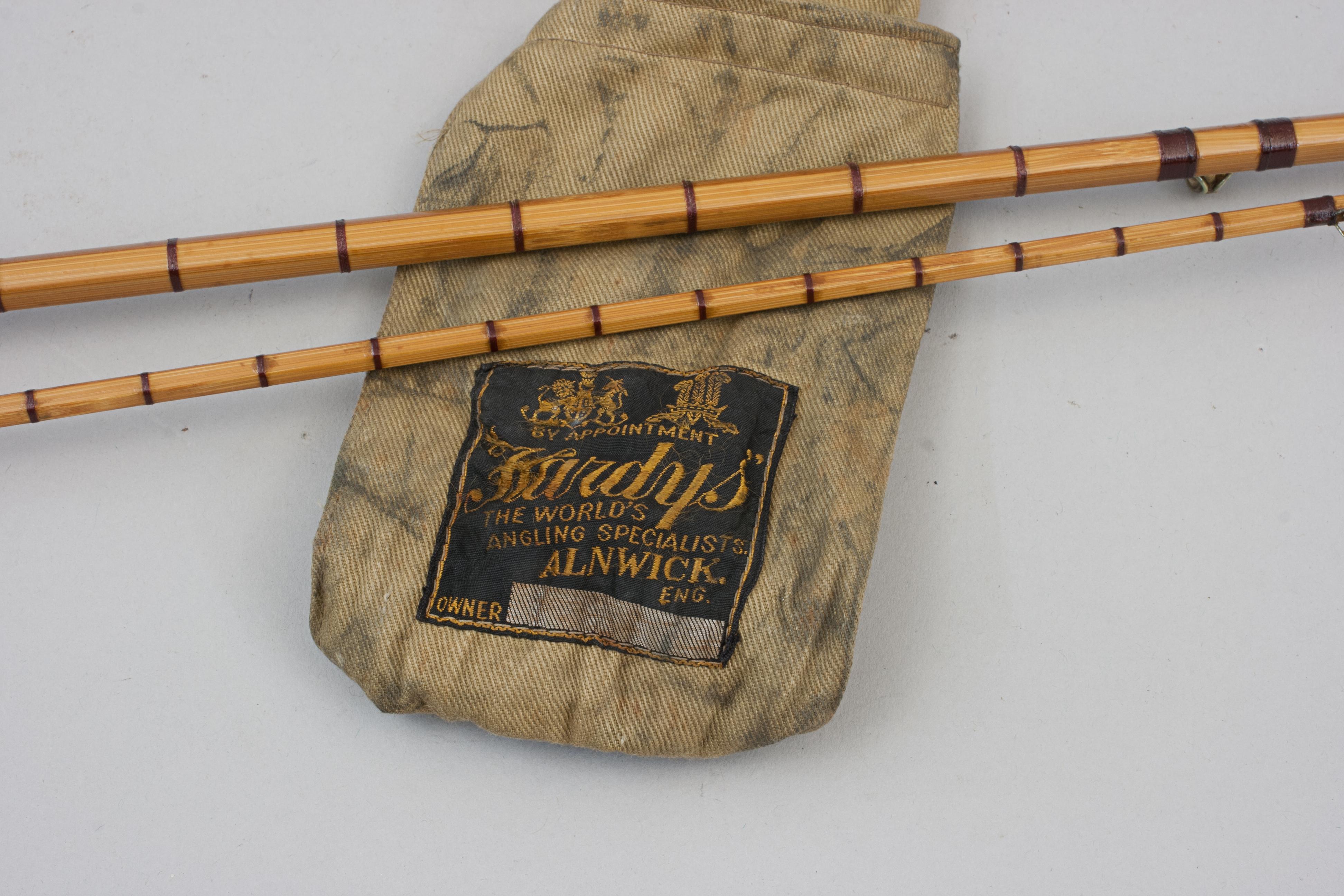 Mid-20th Century Hardy Perfection Fishing Rod, 9ft 6inch Trout Fly Rod For Sale