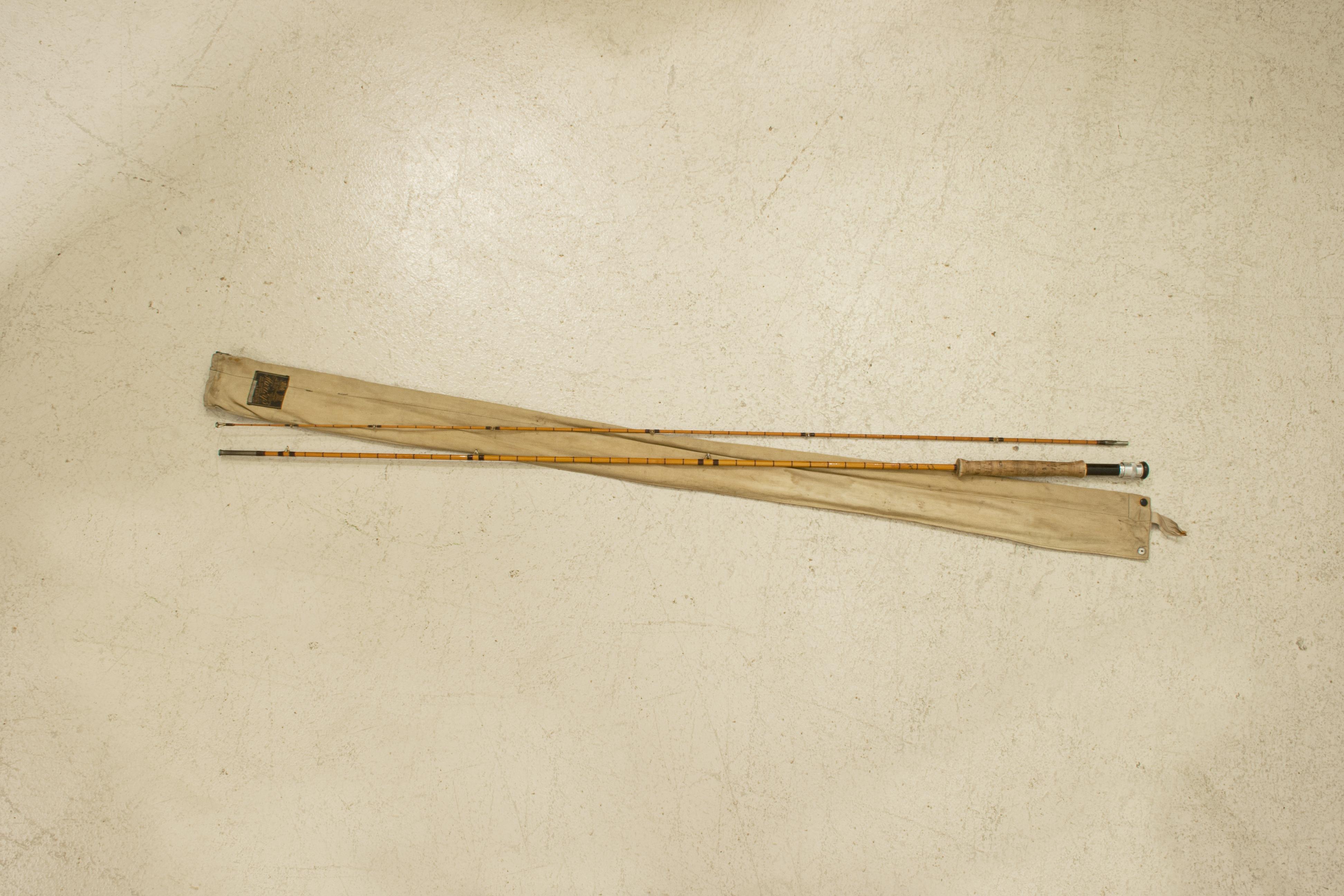 Hardy Split Cane Fishing Rod, The Perfection For Sale 9