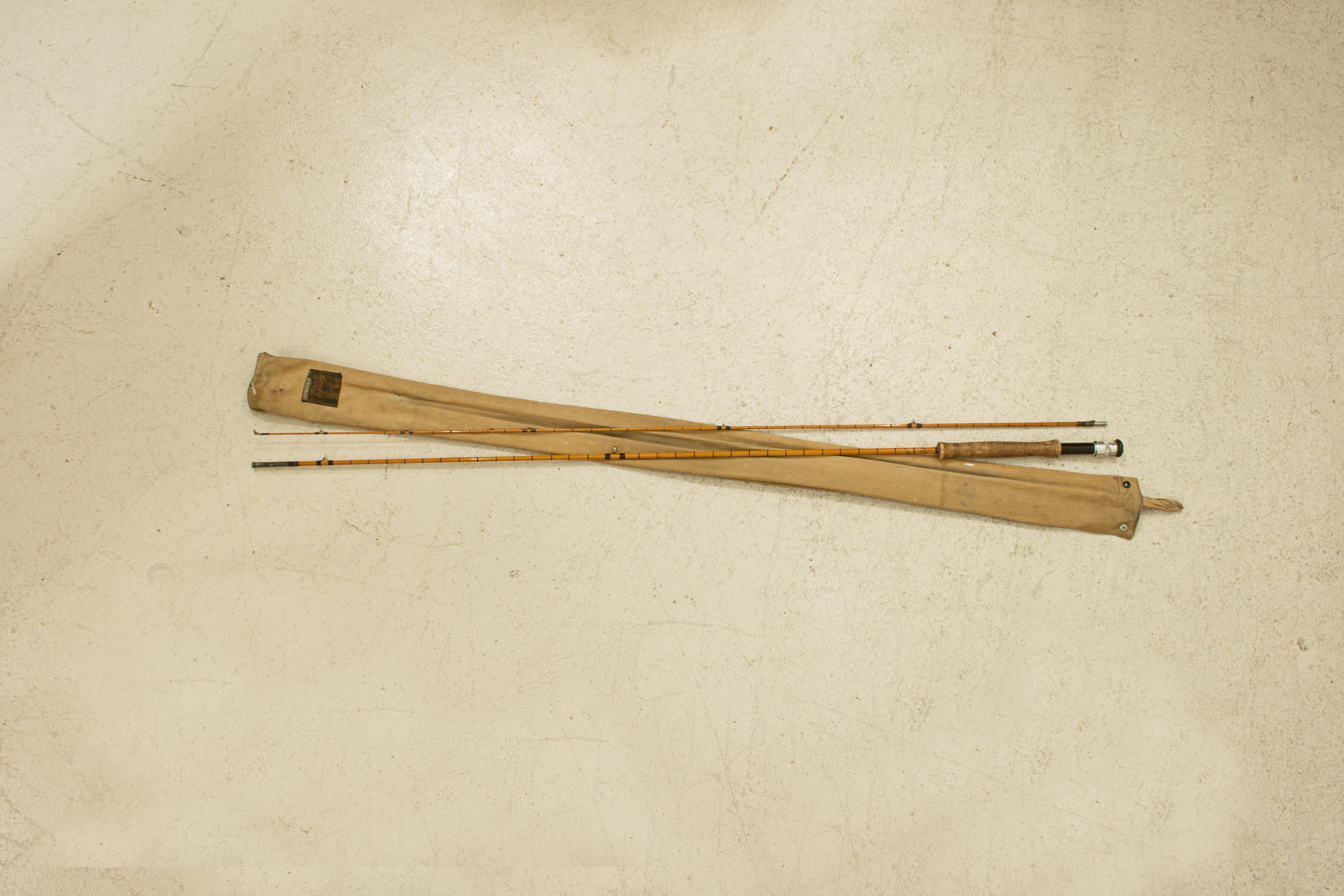 Hardy Split Cane Fishing Rod, The Perfection. For Sale 10