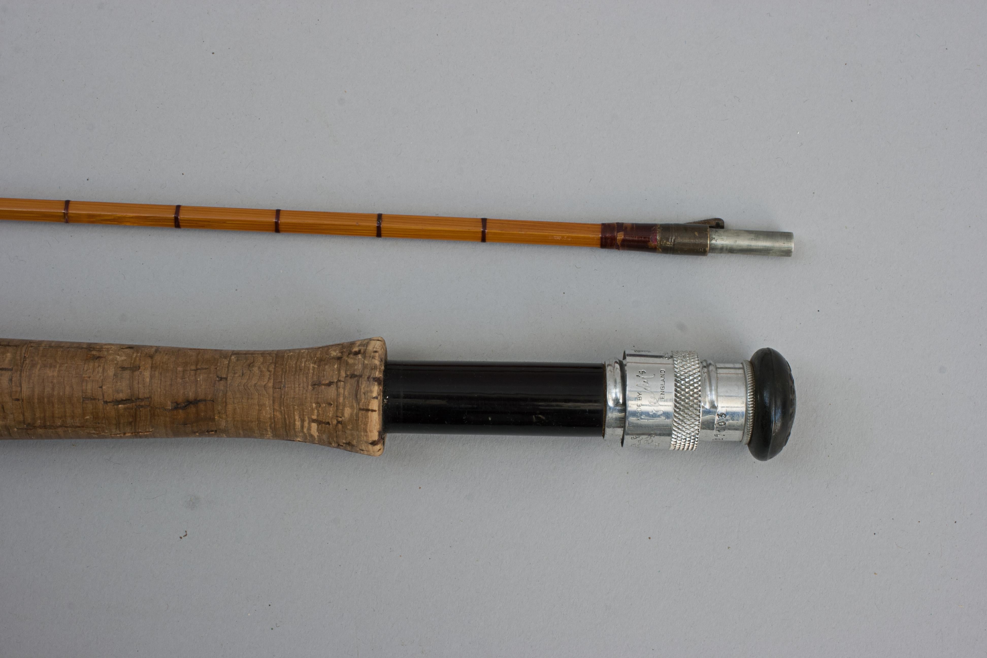 Bamboo Hardy Split Cane Fishing Rod, The Perfection. For Sale