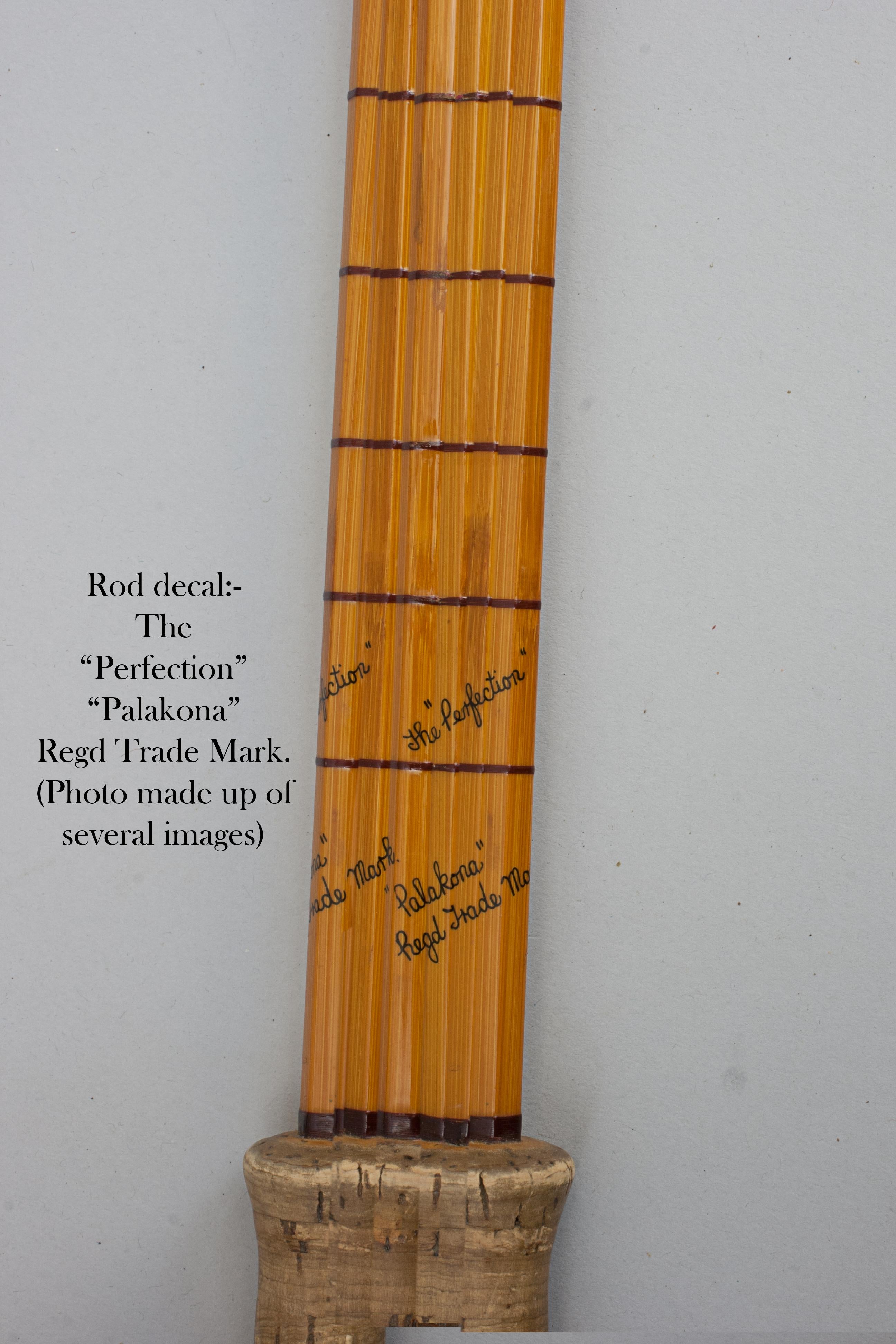 Hardy Split Cane Fishing Rod, The Perfection For Sale 1