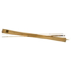 Used Hardy Split Cane Fishing Rod, The Perfection.