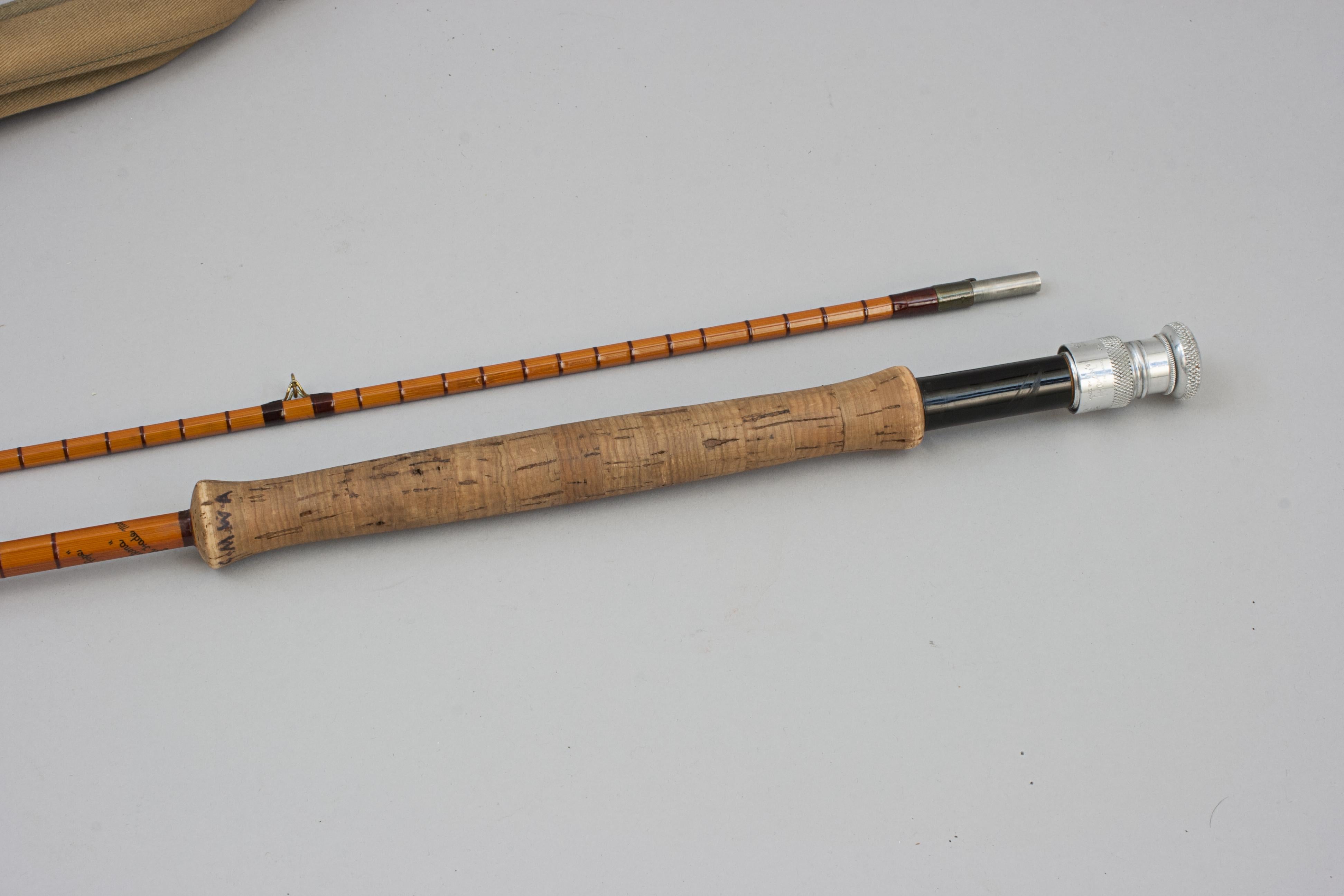 Canna da pesca Hardy Split Cane Palakona, The Pope in vendita 4