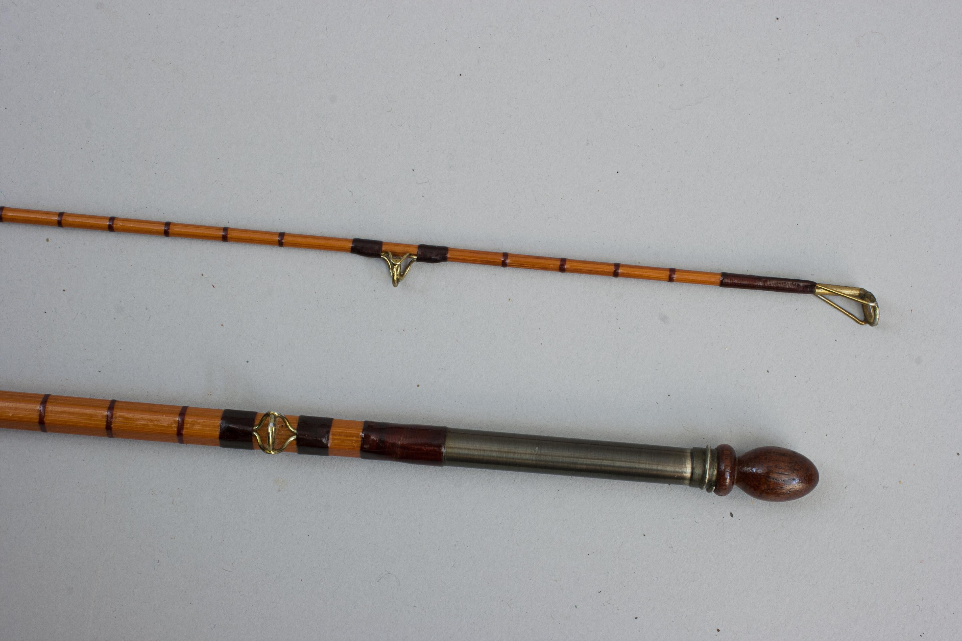 Canna da pesca Hardy Split Cane Palakona, The Pope in vendita 5