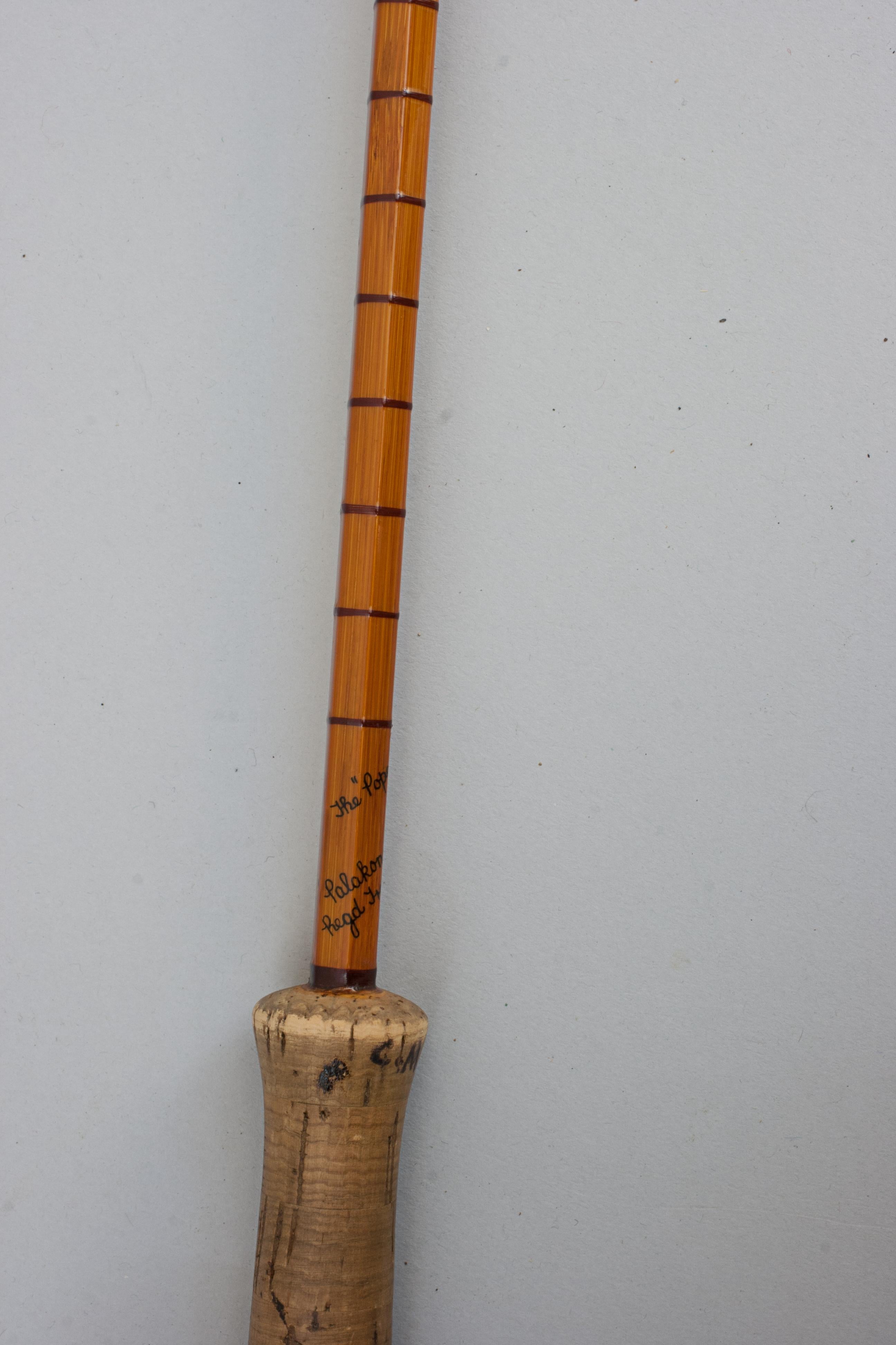 Canna da pesca Hardy Split Cane Palakona, The Pope in vendita 7