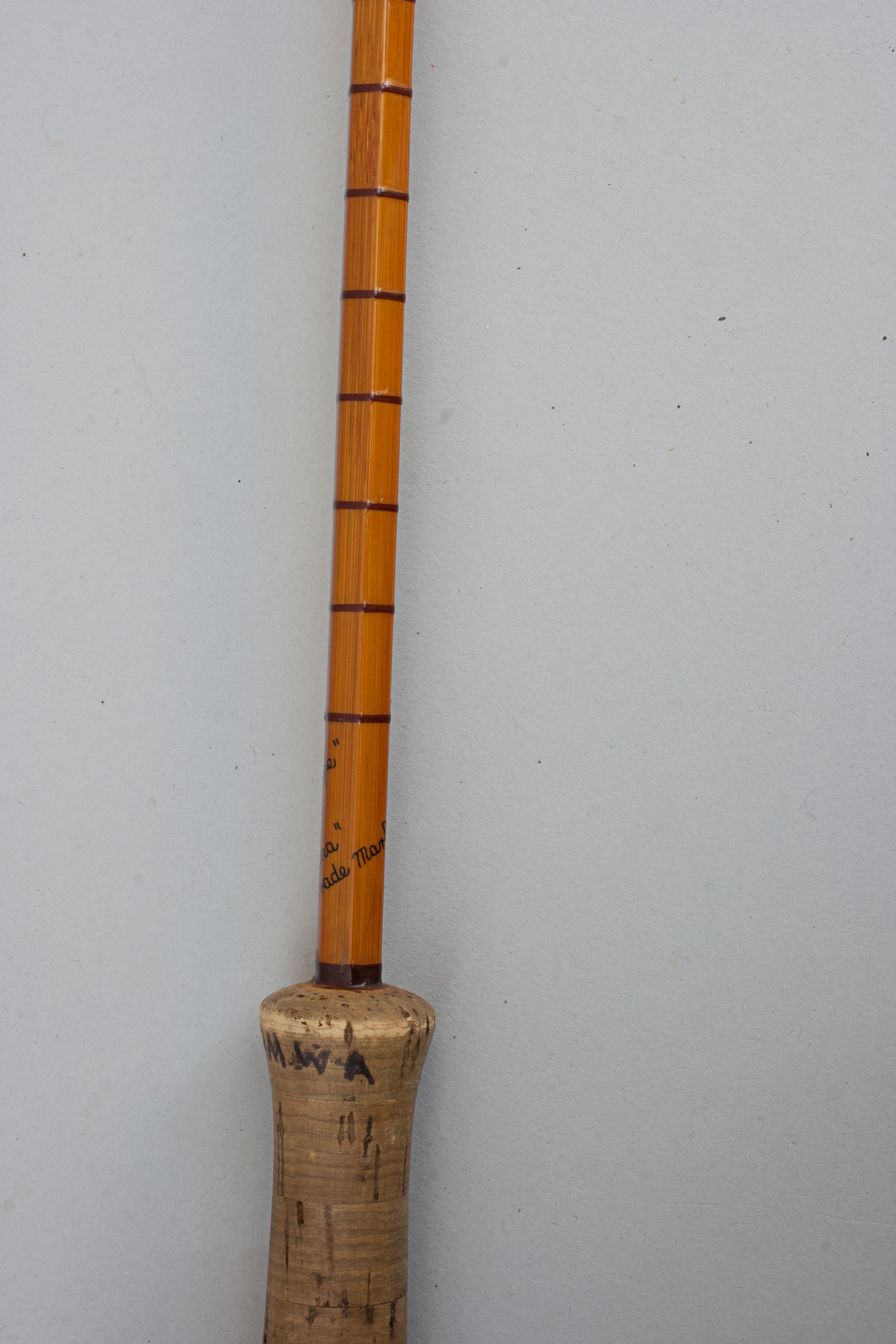 Canna da pesca Hardy Split Cane Palakona, The Pope in vendita 9