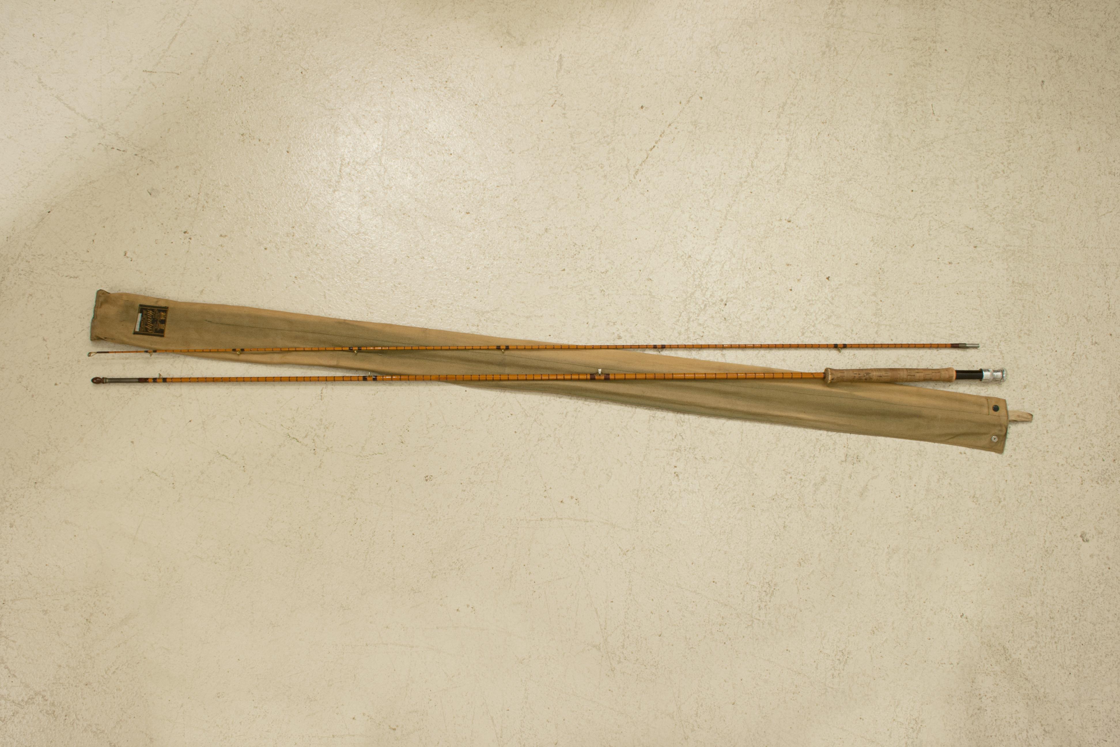 Canna da pesca Hardy Split Cane Palakona, The Pope in vendita 13