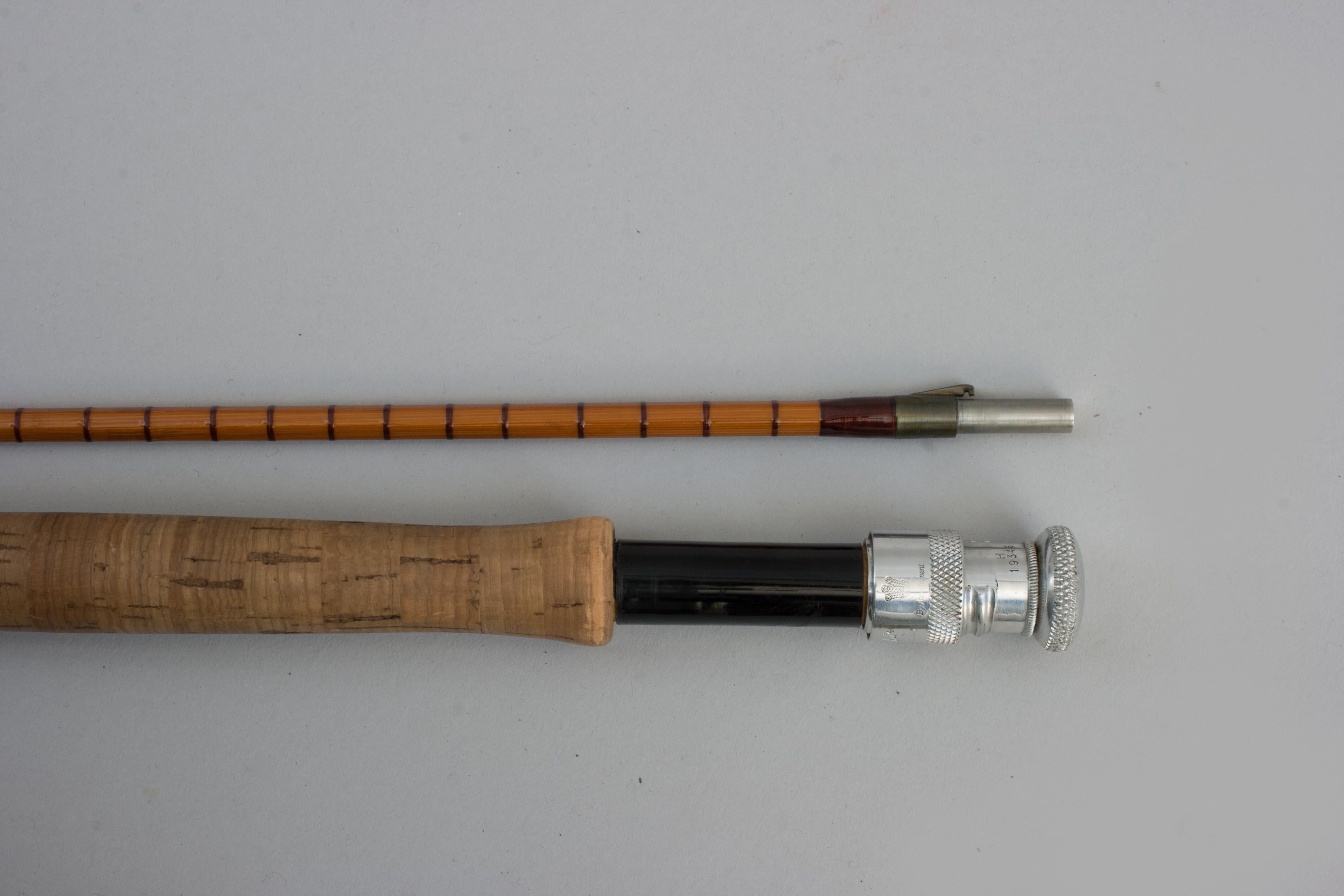 Canna da pesca Hardy Split Cane Palakona, The Pope in vendita 3