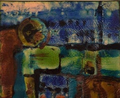 Hardy Strid, Swedish Artist, Abstract Composition, 1960s / 70s