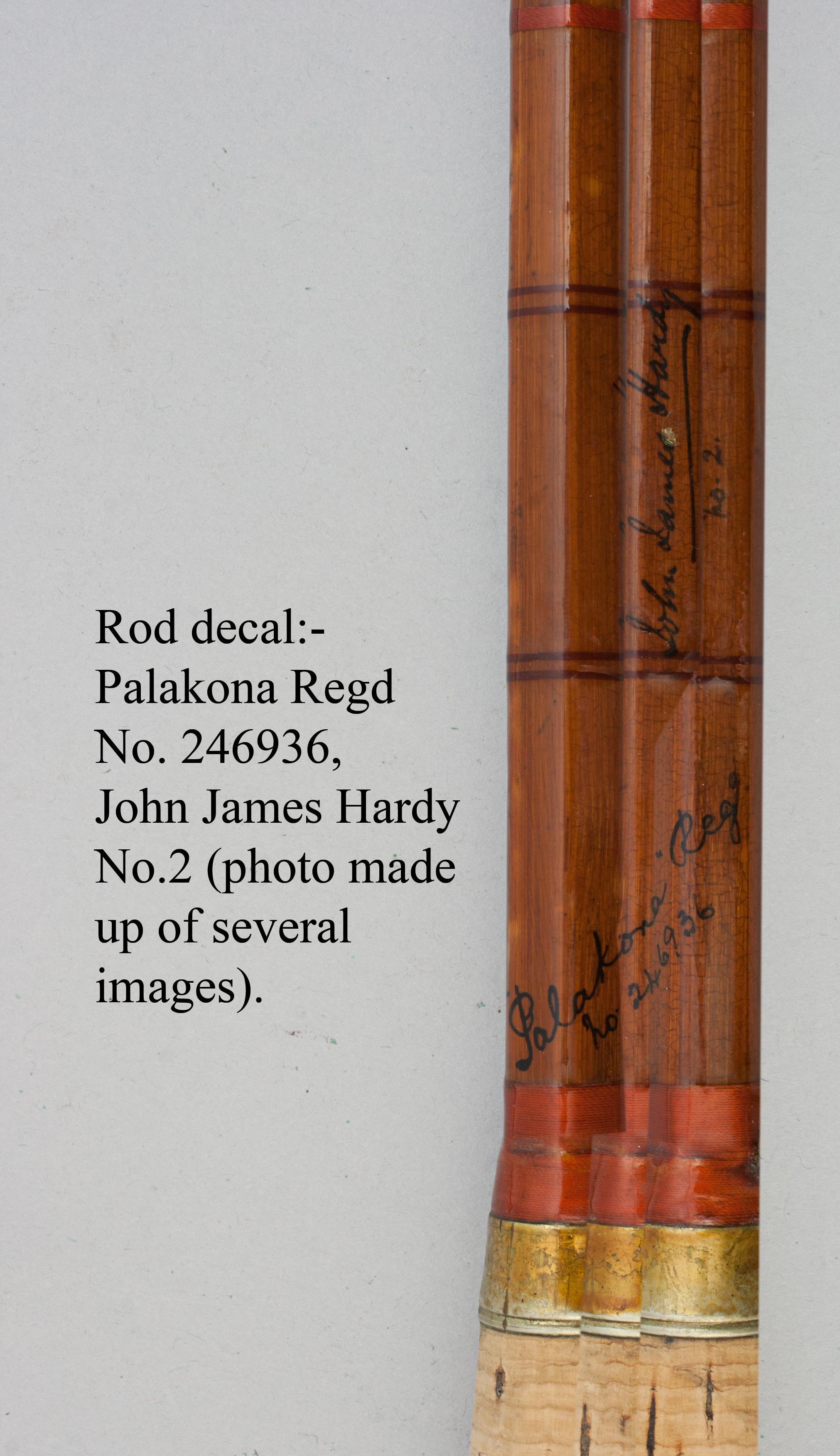 Hardy Trout Fly Fishing Rod, Palakona, John James Hardy No.2 8