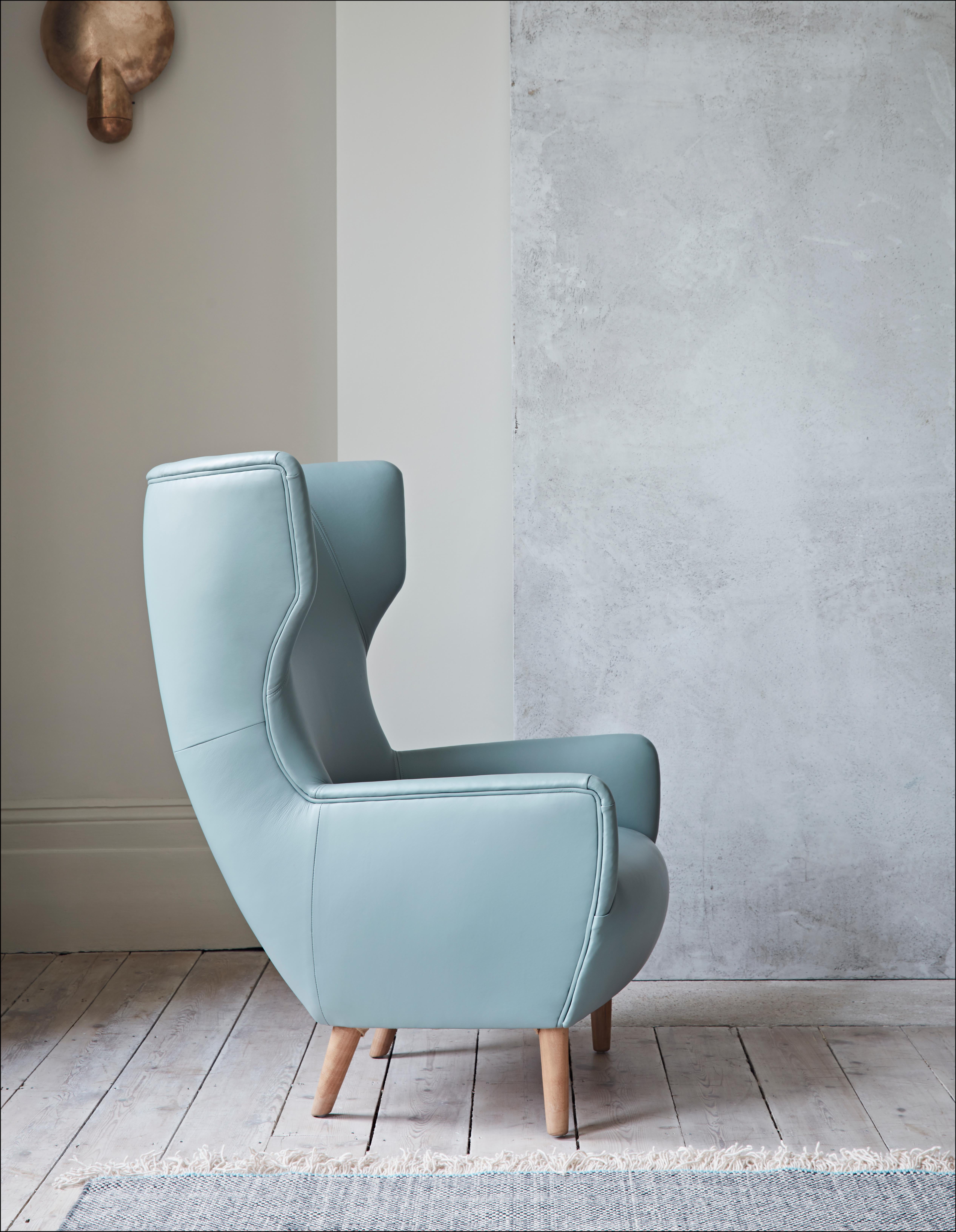 Modern Hardy Wingback Chair by Dare Studio