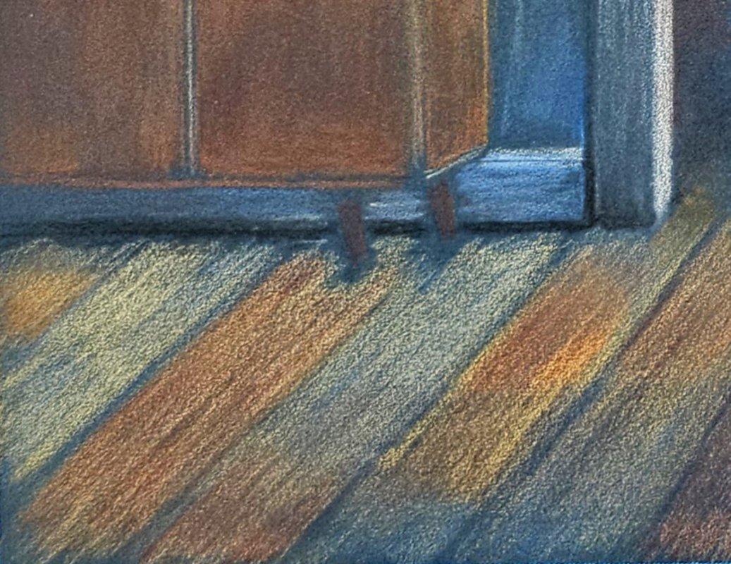 CLOSING SALE - ART: Signiert Hare in Chair Original Aquarell Original Aquarell im Angebot 1