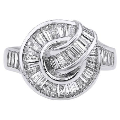 1.60ct Art-Deco Baguette Diamond Ring