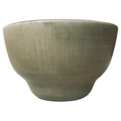Hare's Fur Glazed Stoneware Planter by Edith Sonne for Saxbo, 1950s