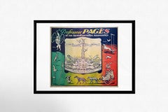 Originalplakat Professeur Pagès L'art décoratif dans le dressage - Zirkus