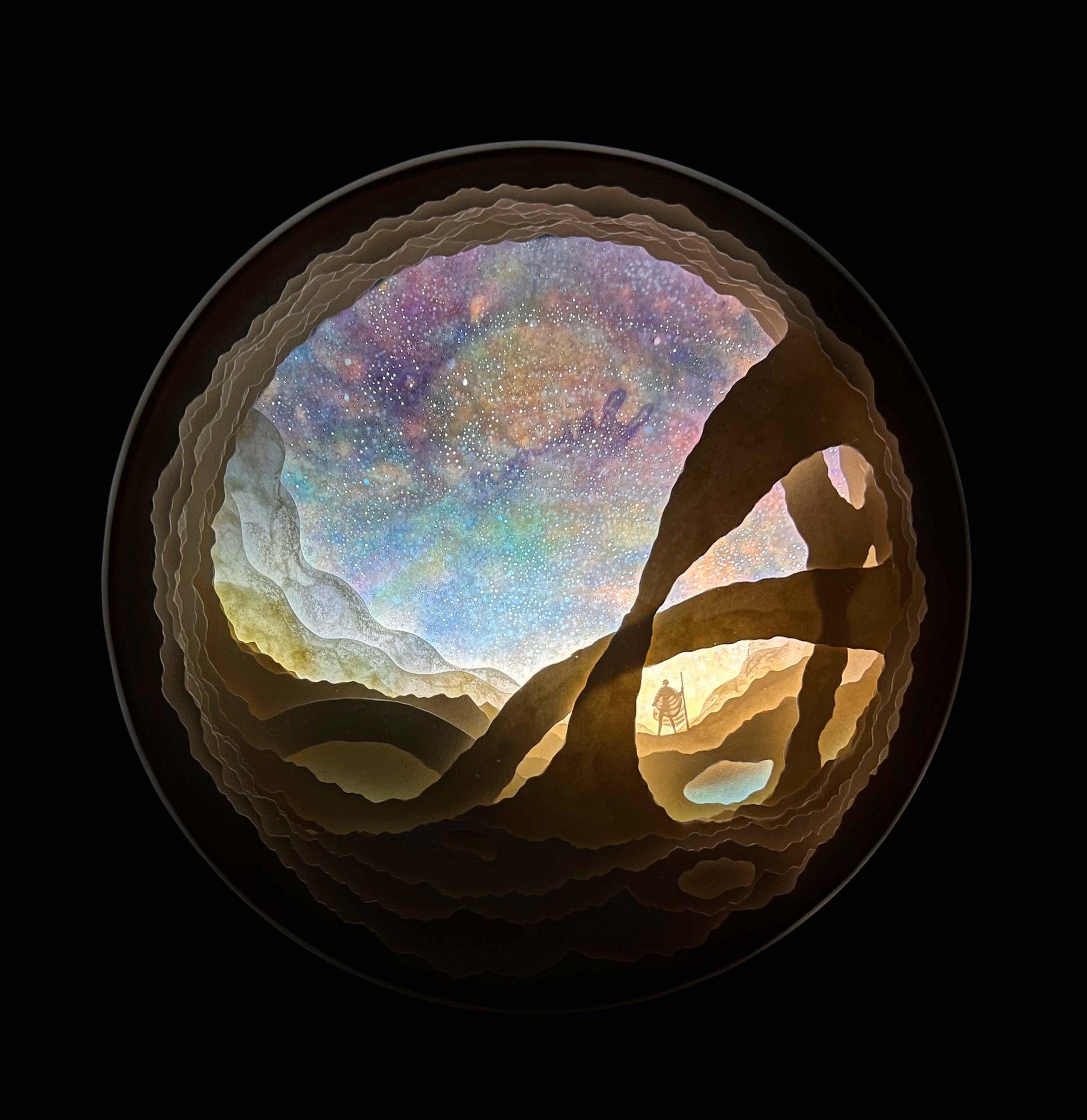 Hari and Deepti - "I Said to the Universe...", Handcut Archival Paper