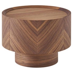 Haribo Nightstand in Walnut Canaletto With Single-Drawer by Modesign