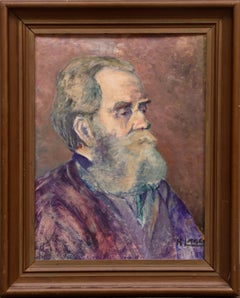 Retrato de un hombre barbudo