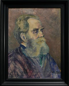 Retrato de un hombre barbudo