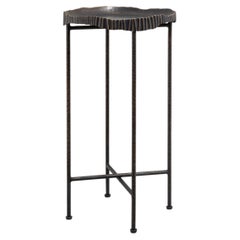 Harihar Bronze Tray Table Tall in Brass, Viya by Vikram Goyal