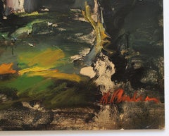 Windmill. Middle of 1940s, oil on cardboard, 54x65 cm