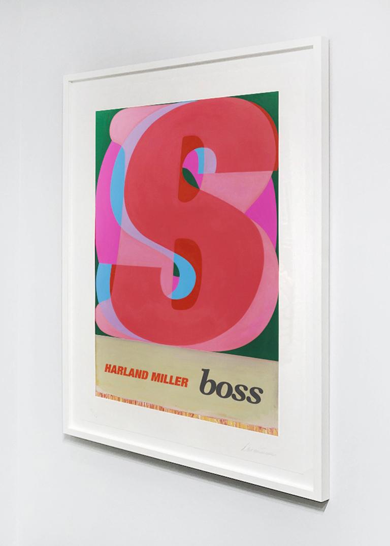 Artist:  Miller, Harland
Title:  BOSS
Series:  3 Wishes Forever
Date:  2022
Medium:  screen print on Somerset Radiant White 410gsm paper with hand torn edges
Unframed Dimensions:  59