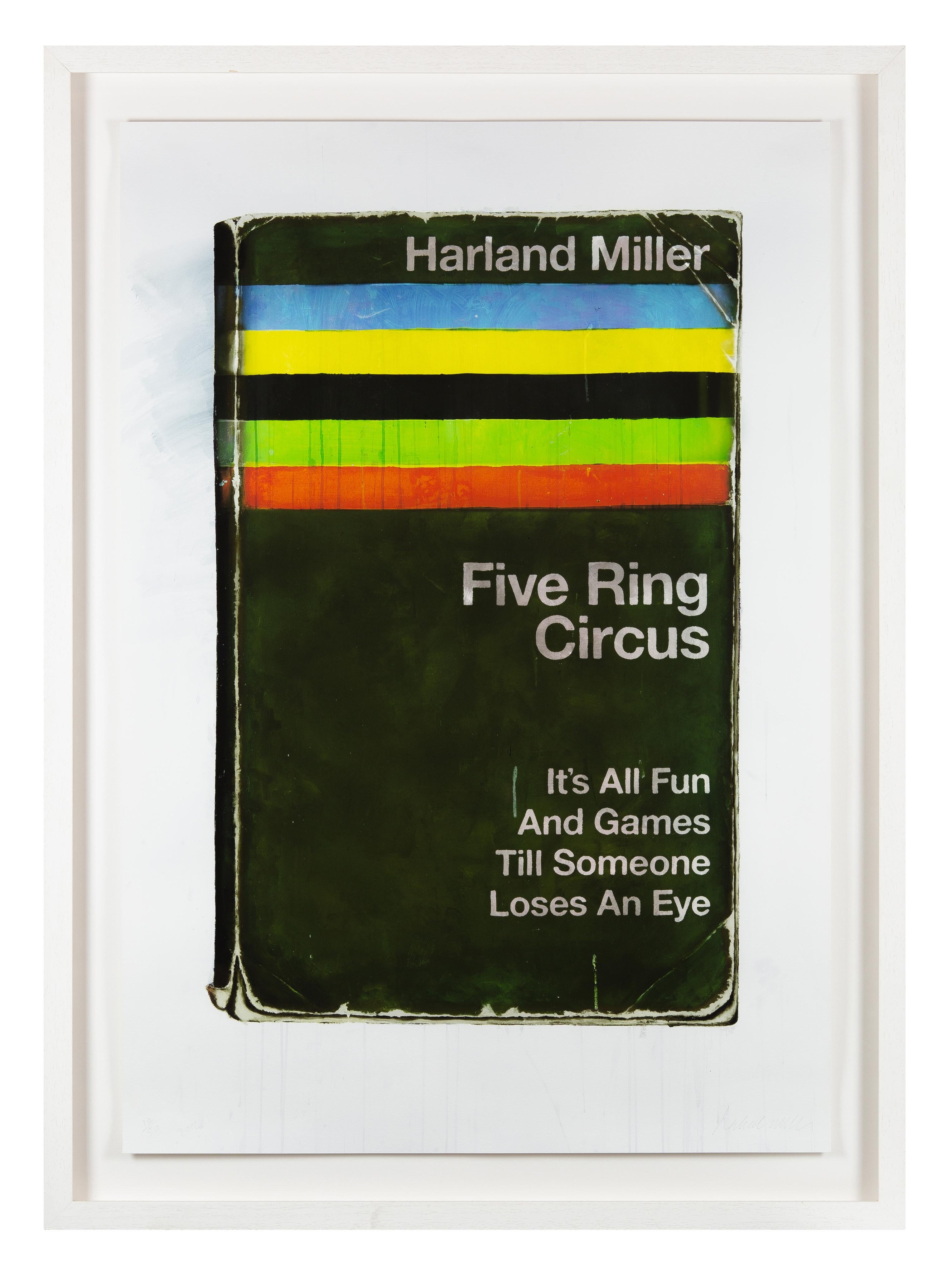 Five Ring Circus-It's All Fun and Games Till Someone Loses an Eye - Contemporary Print by Harland Miller