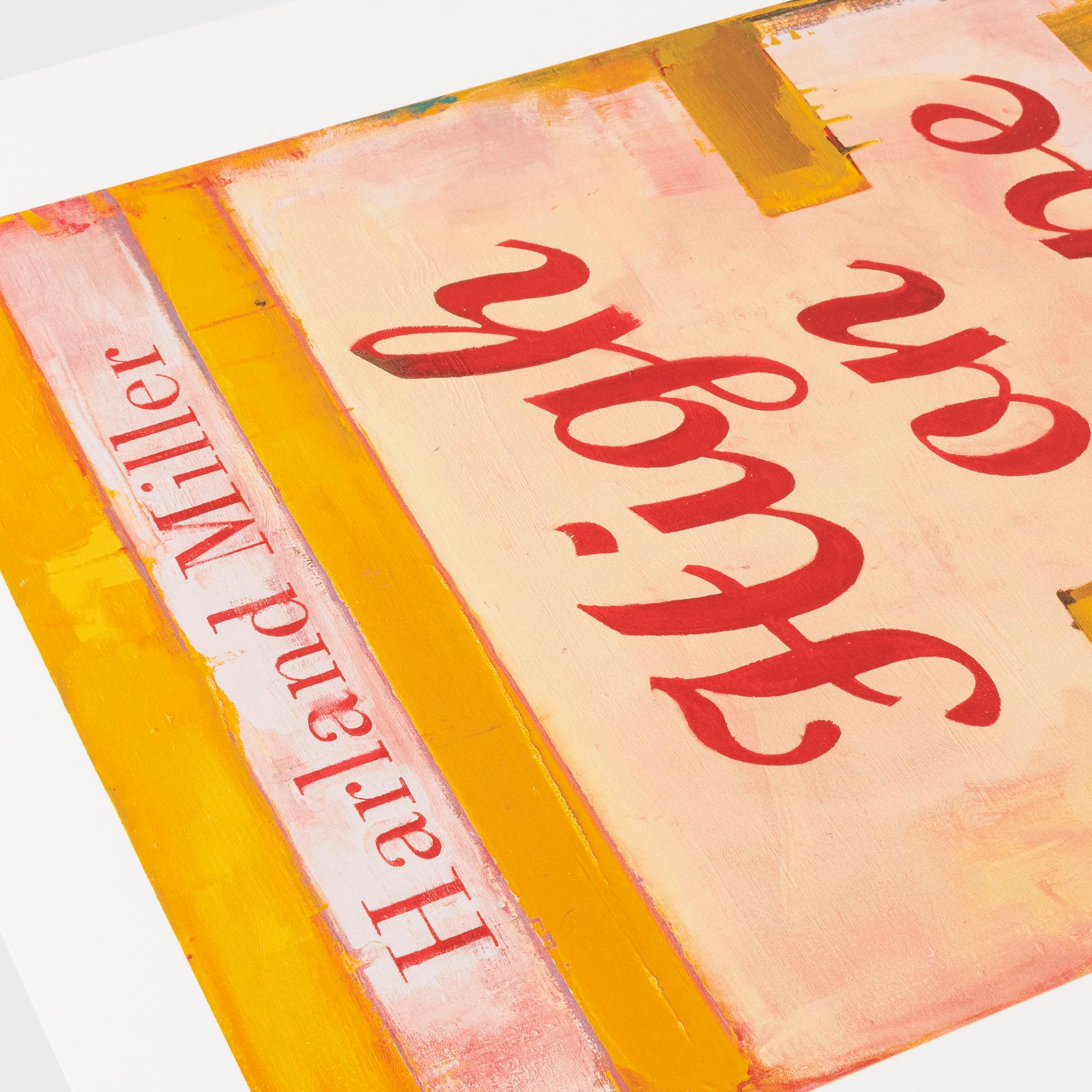 Voller Hoffnung – Print von Harland Miller