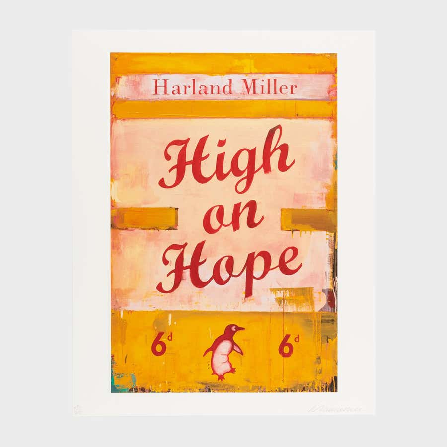 High on Hope Screen Print, Signed Edition 37 of 75, 21st Century