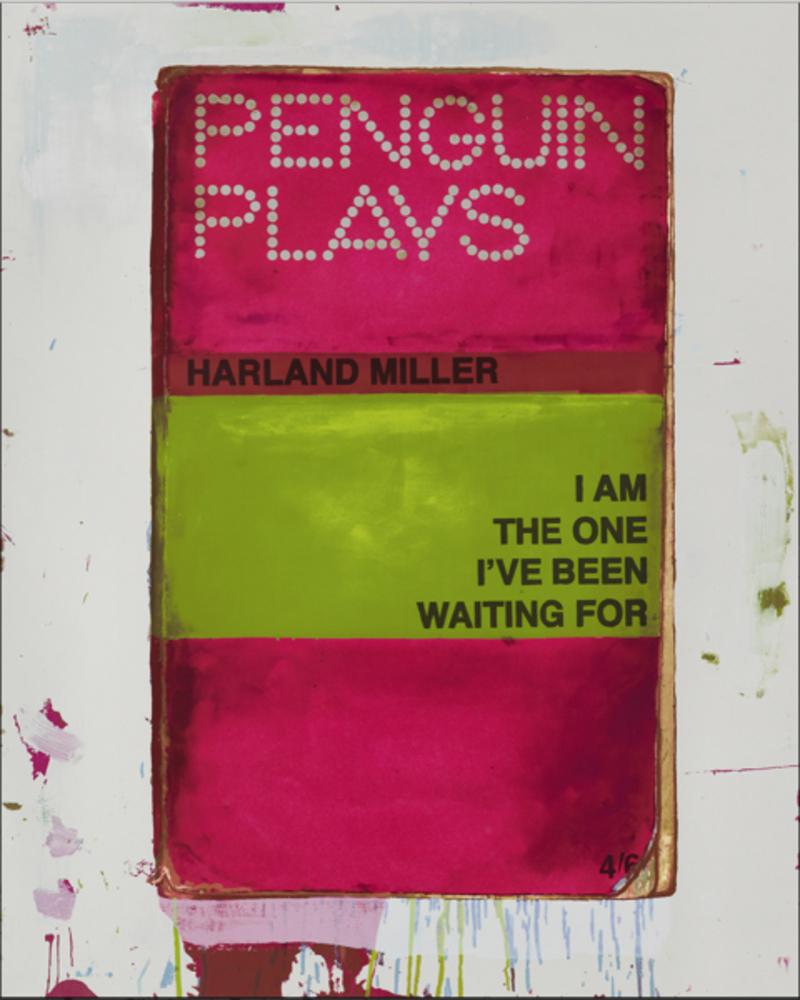 Harland Miller Abstract Print - I am the One I've Been Waiting For, 2012