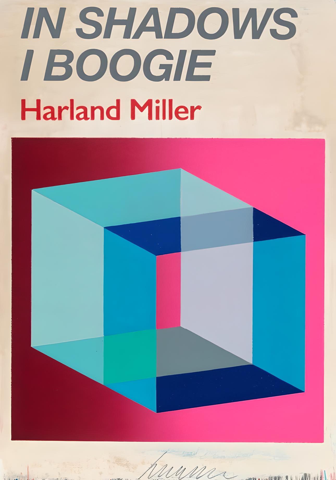 Harland Miller Print - In Shadows I Boogie (Pink)