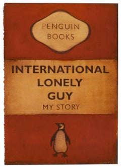 International Lonely Guy -- Print, Lithograph, Animal, Text Art by Miller