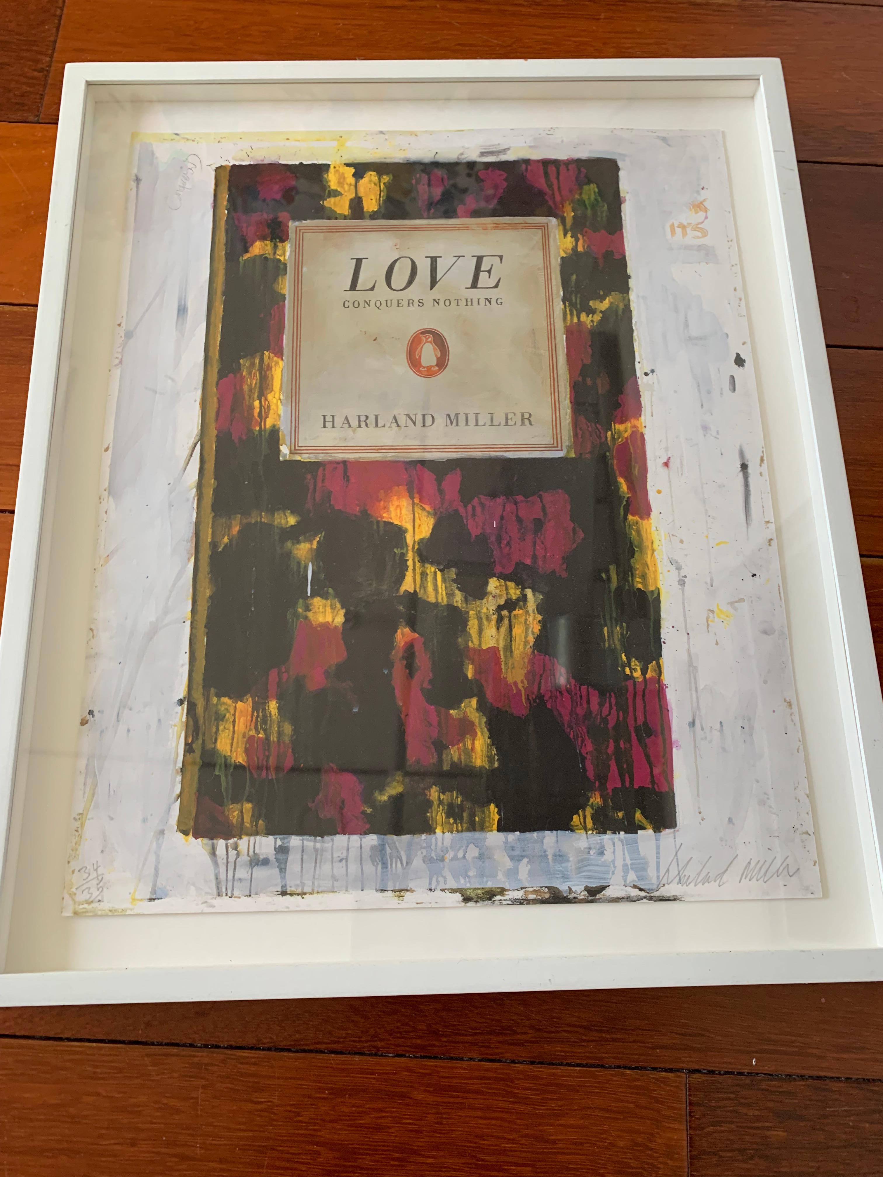 Love Conquers Nothing - Print by Harland Miller