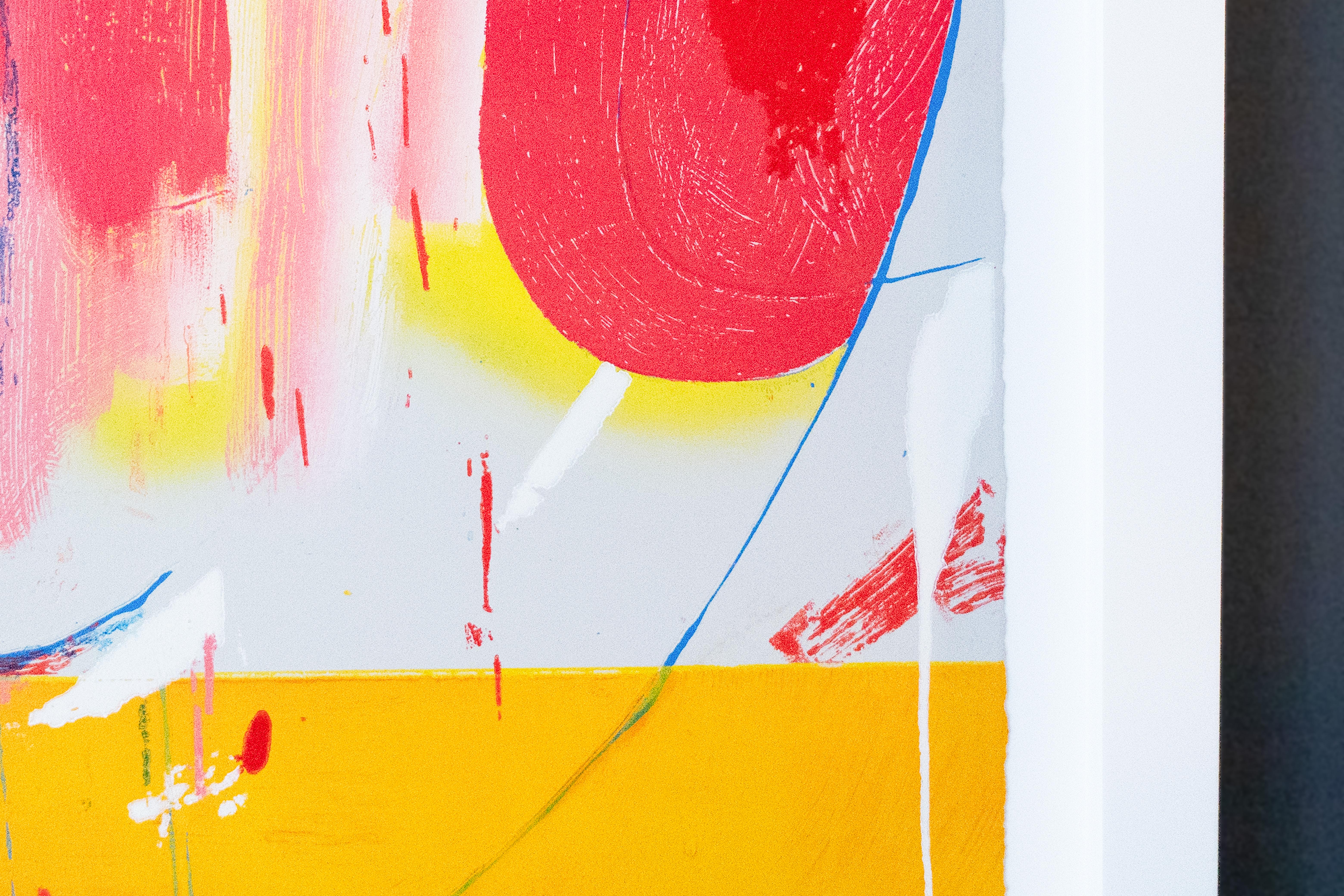 OUI', 2023, Stampa astratta contemporanea - Print Astrattismo geometrico di Harland Miller