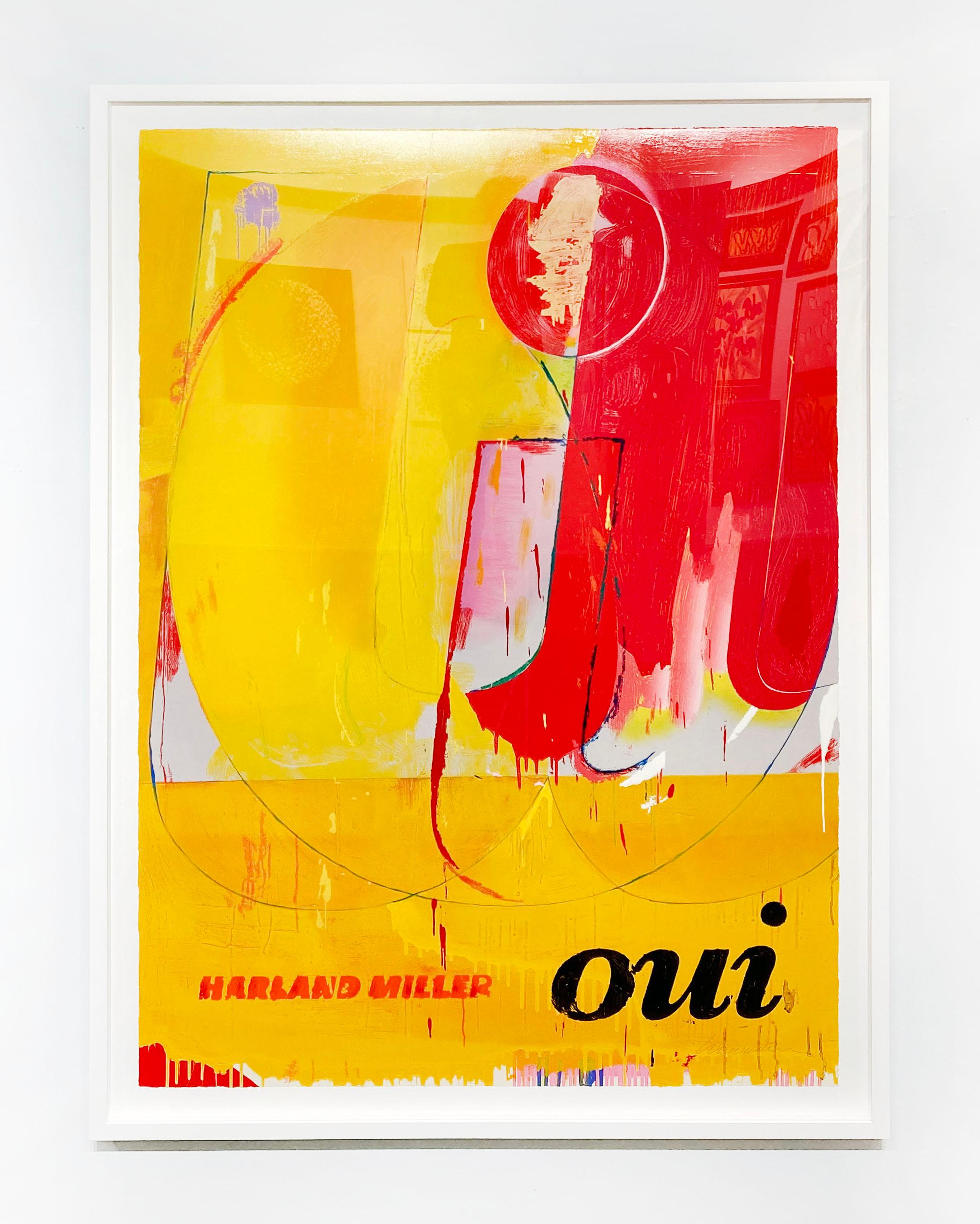 OUI (Zeitgenössisch), Print, von Harland Miller