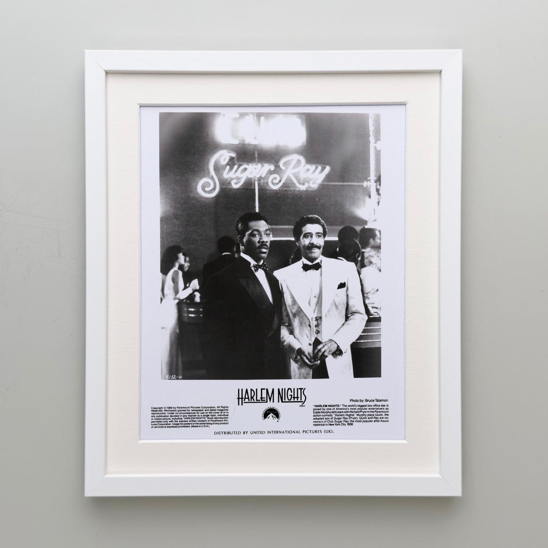 Harlem Nights 1989 Werbung Film Film Presse Standbild Gerahmt im Zustand „Hervorragend“ im Angebot in Bath, Somerset