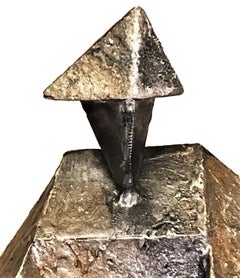 Harlequin, American Cubist Modernist Welded Metal Sculpture, ca. 1970s