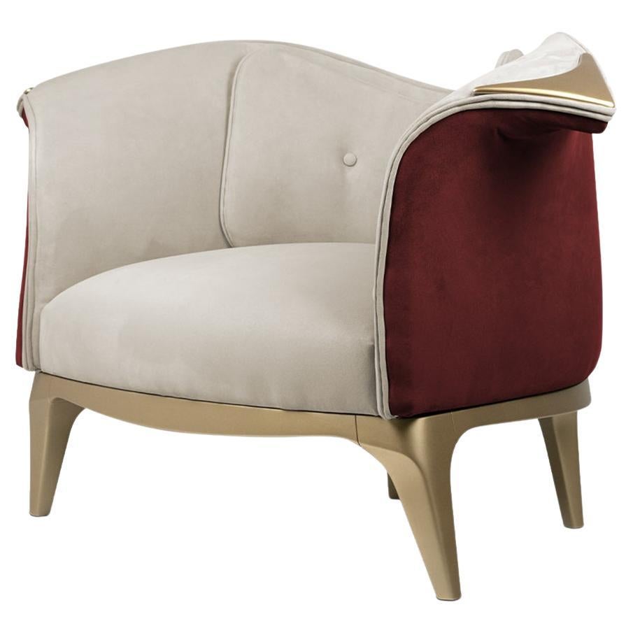 Harlequin Armchair by Alma De Luce For Sale