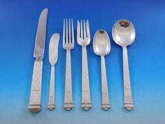 Harlequin by Tiffany and Co Sterling Silver Flatware Silverware Set 61 pieces