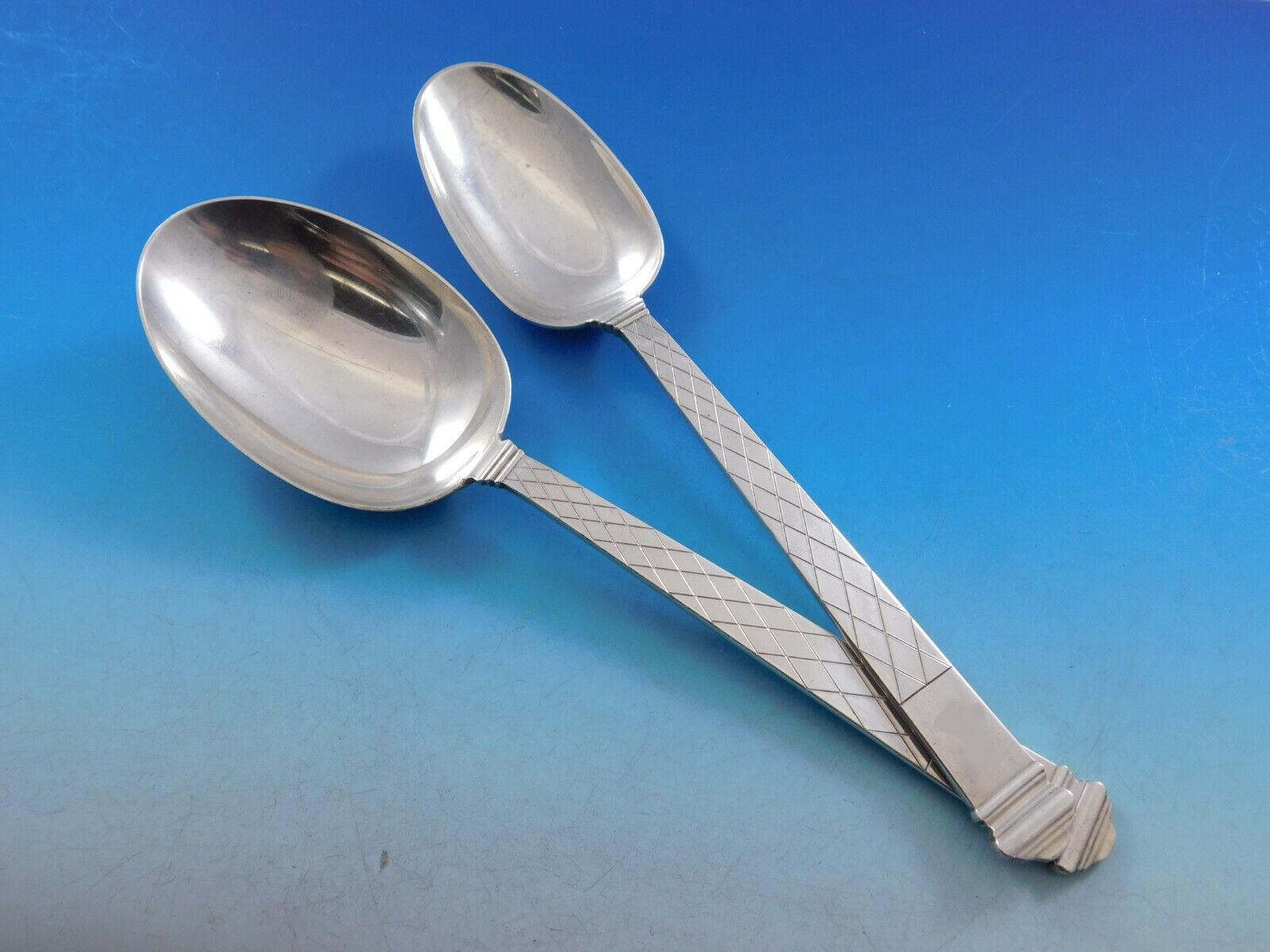 Harlequin by Tiffany and Co Sterling Silver Flatware Silverware Set 61 pieces 1
