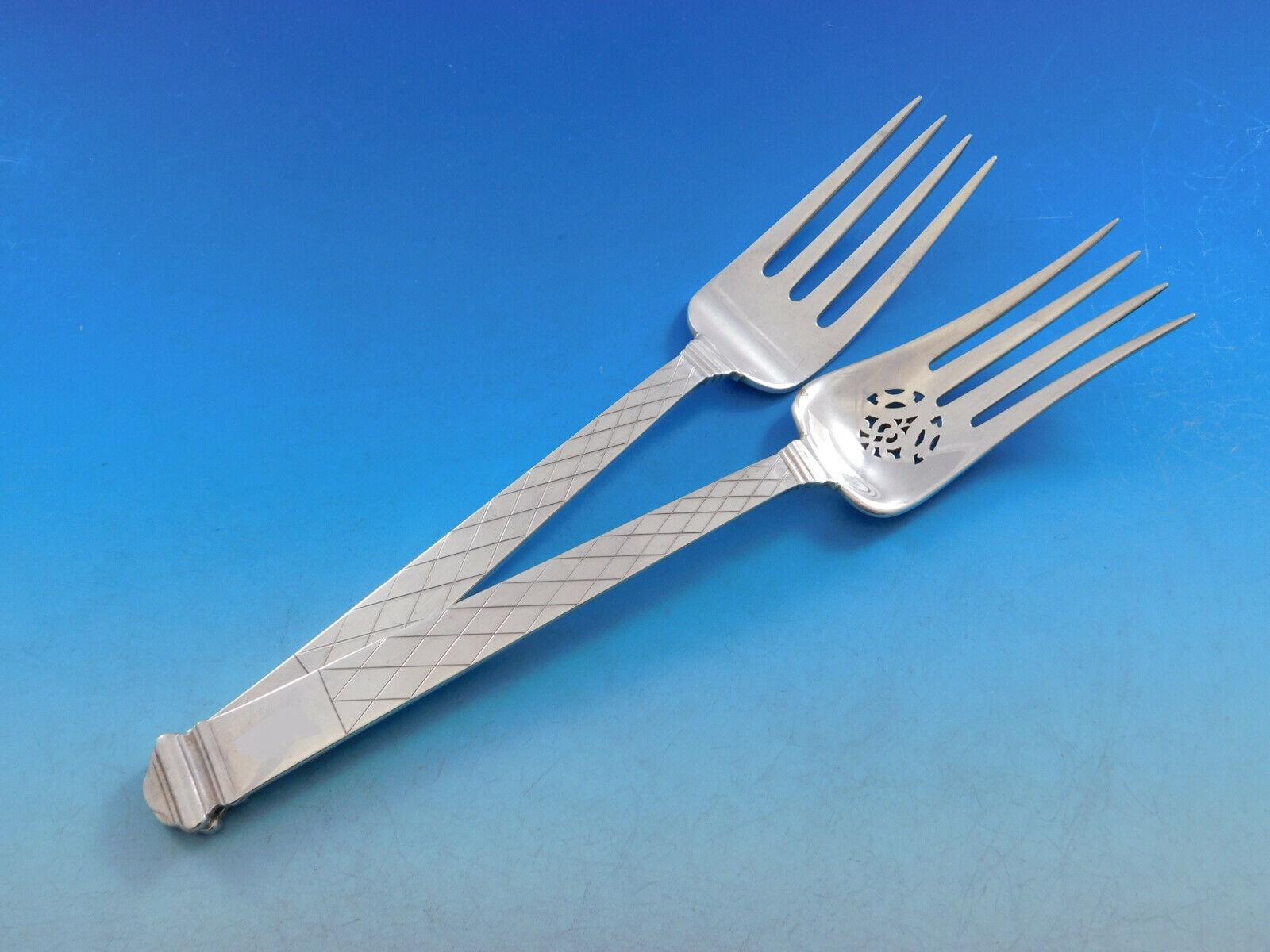 Harlequin by Tiffany and Co Sterling Silver Flatware Silverware Set 61 pieces 2