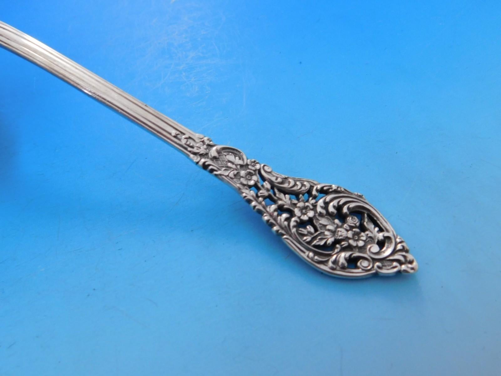 Harlequin Mixed Sterling Silber Besteck Set 12 Service 72 Stück Abendessen im Angebot 9