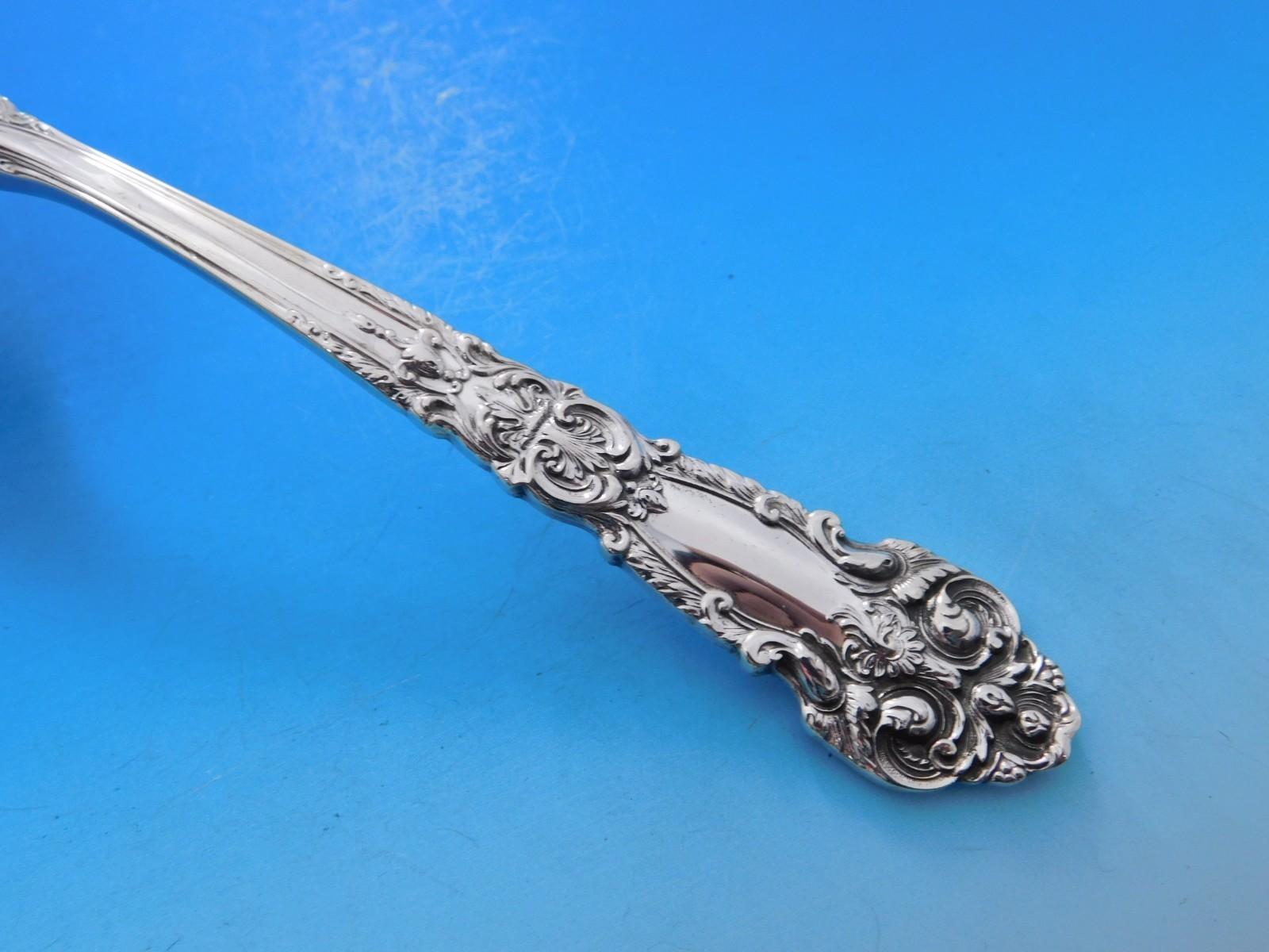 Harlequin Mixed Sterling Silber Besteck Set 12 Service 72 Stück Abendessen im Angebot 12